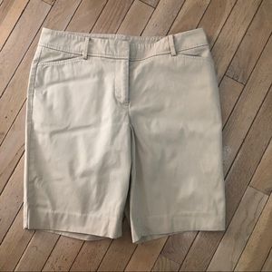 Talbots Khaki Bermuda Shorts